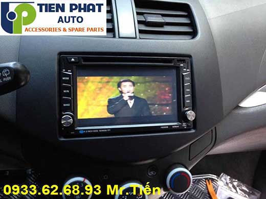 lap man hinh dvd cho Chevrolet Spack 2015 tai quan Tan Phu